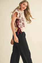 Load image into Gallery viewer, Floral Sweater Vest