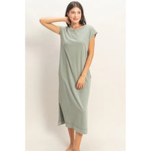 Load image into Gallery viewer, Cap Sleeve Midi Dress