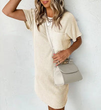 Load image into Gallery viewer, Loungin Around T-shirt dress