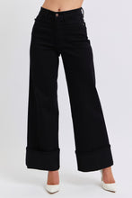 Load image into Gallery viewer, Retro Wide Leg Jeans w/ Cuff (Judy Blues)
