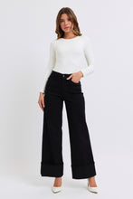 Load image into Gallery viewer, Retro Wide Leg Jeans w/ Cuff (Judy Blues)
