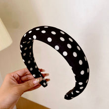 Load image into Gallery viewer, Poka Dot Puffed Headband
