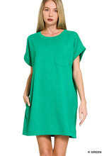 Load image into Gallery viewer, Premium Cotton T-shirts Dress With Pockets
