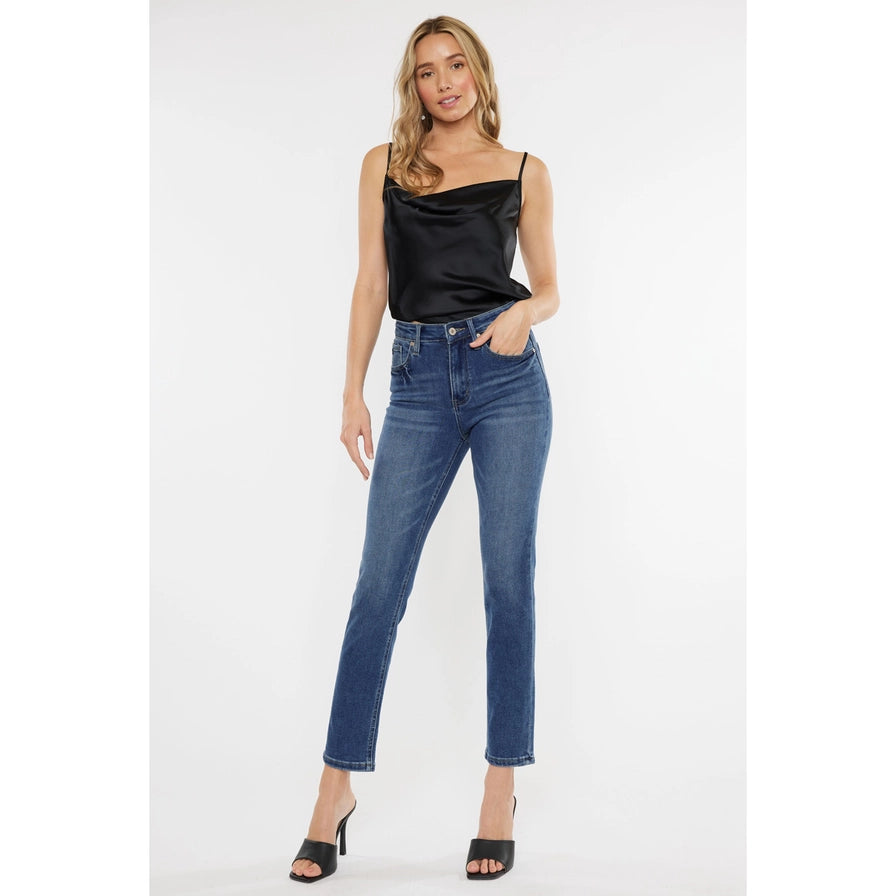 HIGH RISE SLIM STRAIGHT JEANS (KanCan)