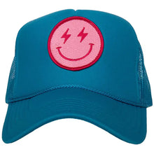 Load image into Gallery viewer, Happy Face Trucker Hat
