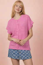 Load image into Gallery viewer, Button Down Knit Summer Top
