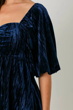 Load image into Gallery viewer, Velvet Bubble Mini Dress
