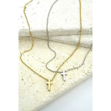 Load image into Gallery viewer, Classic Mini Cross Necklace
