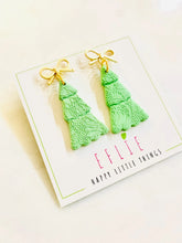 Load image into Gallery viewer, Xmas Tree Earrings

