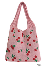 Load image into Gallery viewer, Cherry Woven Tote
