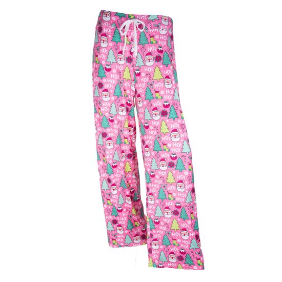 Pink Christmas Pj Pants