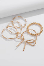 Load image into Gallery viewer, Bow Knot Pearl Beaded Multi Layered Bracelet Set
