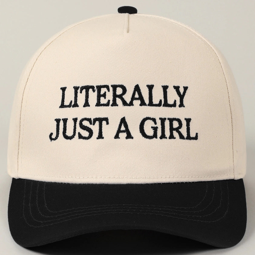 Literally Just a Girl Hat
