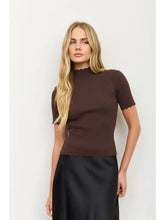 Load image into Gallery viewer, Scallop Short Sleeve Sweater
