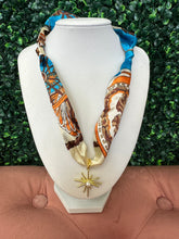 Load image into Gallery viewer, Scarf Charm Necklace
