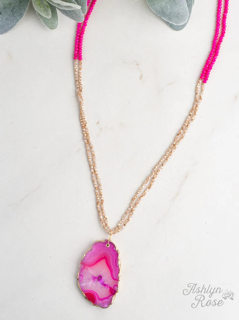 COLOR CRUSH BEADED NECKLACE