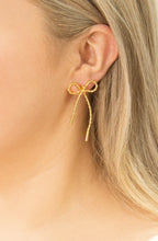Load image into Gallery viewer, Bow Dangle Earrings
