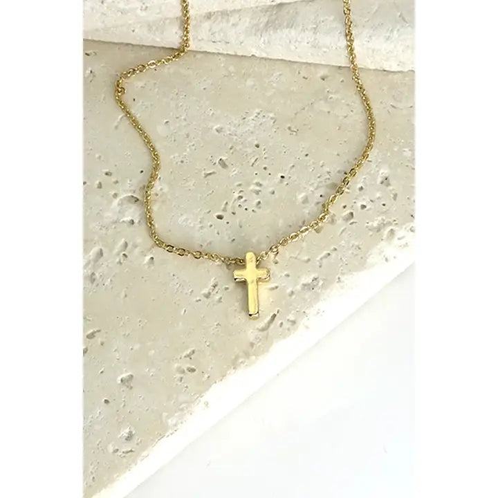 Classic Mini Cross Necklace
