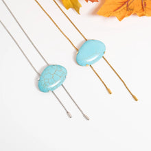 Load image into Gallery viewer, Turquoise Charm Bolo Necklace
