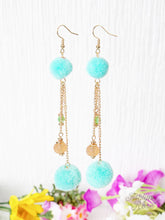 Load image into Gallery viewer, DOUBLE THE POM EARRINGS
