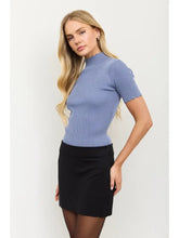 Load image into Gallery viewer, Scallop Short Sleeve Sweater
