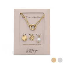 Load image into Gallery viewer, Bow Charm Necklace Gift Set

