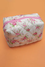 Load image into Gallery viewer, Floral Toile Pattern Makeup Bag

