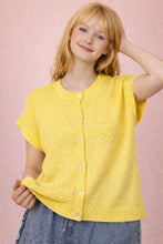 Load image into Gallery viewer, Button Down Knit Summer Top
