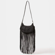 Load image into Gallery viewer, Suede Fringe Crossbody Bag
