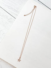 Load image into Gallery viewer, Dainty Pave Star Pendant Necklaces
